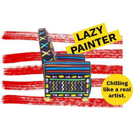 Lazy Painter Azteca Chair Seletti £2,300.00 Store UK, US, EU, AE,BE,CA,DK,FR,DE,IE,IT,MT,NL,NO,ES,SE