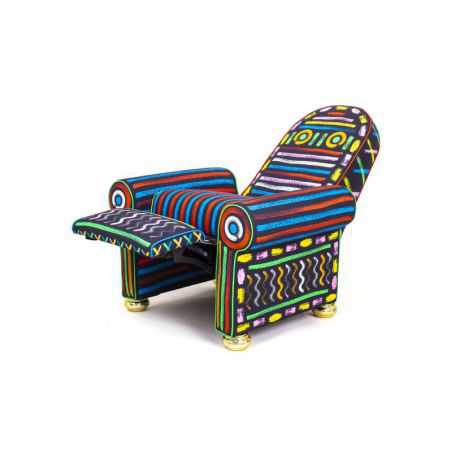 Lazy Painter Azteca Chair Seletti  £2,300.00 Store UK, US, EU, AE,BE,CA,DK,FR,DE,IE,IT,MT,NL,NO,ES,SE