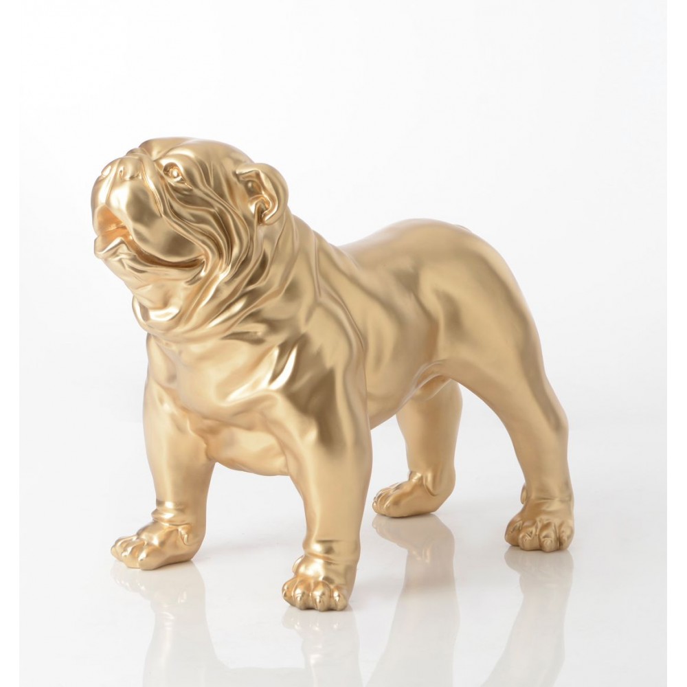 Gold Bulldog Ornaments Retro Ornaments £378.33
