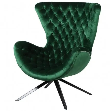 Waltz Green Velvet Accent Chair Sofas and Armchairs &pound;900.00 Pine Wood product_features