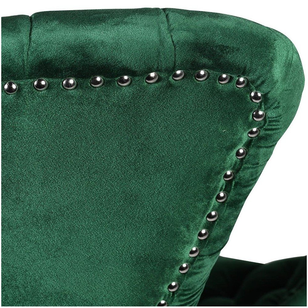 Waltz Green Velvet Accent Chair Sofas and Armchairs £900.00 Pine Wood product_features