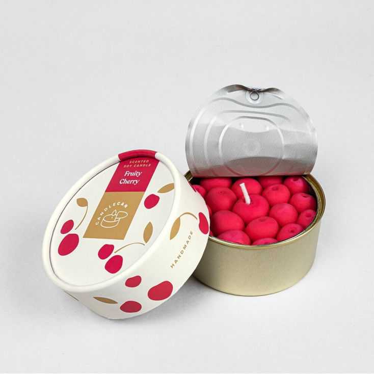 Candle Can Fruity Cherry Berry Retro Gifts  £30.00 Store UK, US, EU, AE,BE,CA,DK,FR,DE,IE,IT,MT,NL,NO,ES,SE