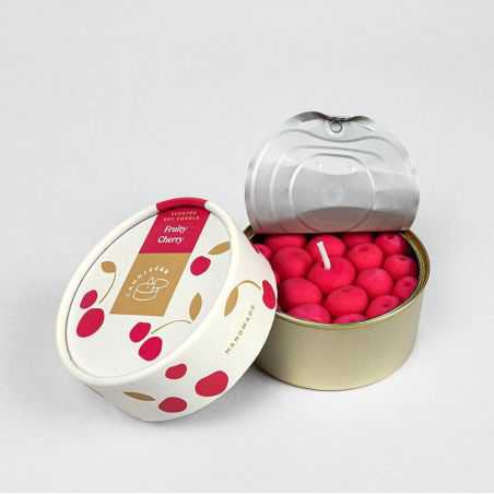 Candle Can Fruity Cherry Berry Retro Gifts  £30.00 Store UK, US, EU, AE,BE,CA,DK,FR,DE,IE,IT,MT,NL,NO,ES,SE