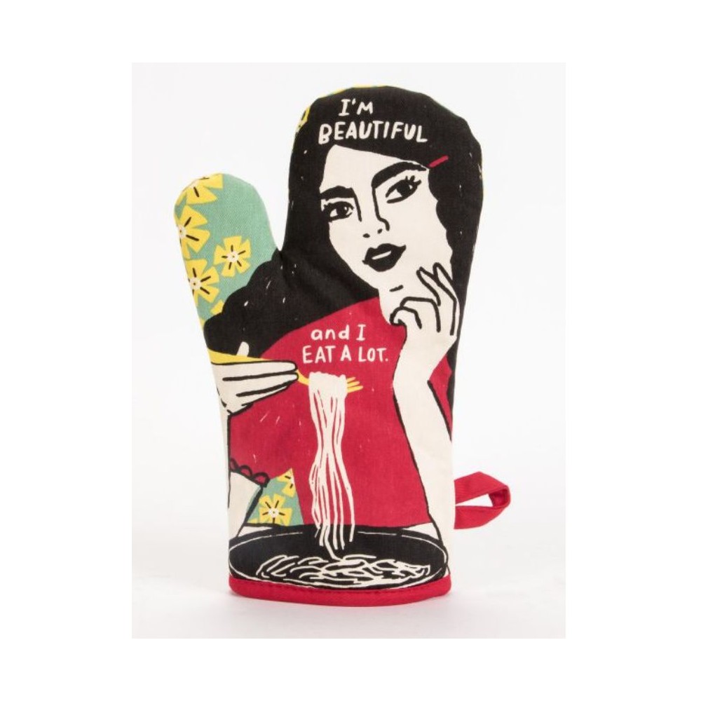 I'm Beautiful and I Eat A Lot Oven Mitt  Dining Room £12.00      product_features
