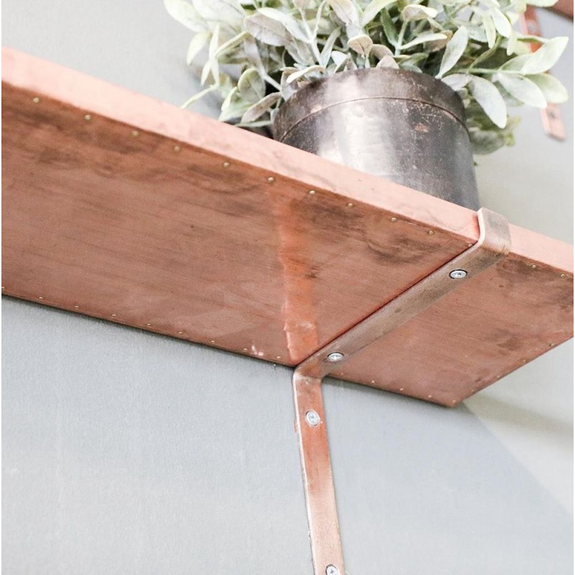 Copper Wall Shelf Smithers of Stamford • UK, US & Canada