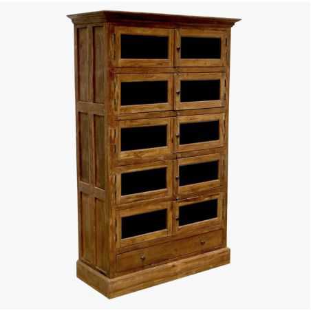 Apothecary 10-Door Locker Cabinet With Glass Doors Furniture Smithers of Stamford £1,680.00 Store UK, US, EU, AE,BE,CA,DK,FR,...