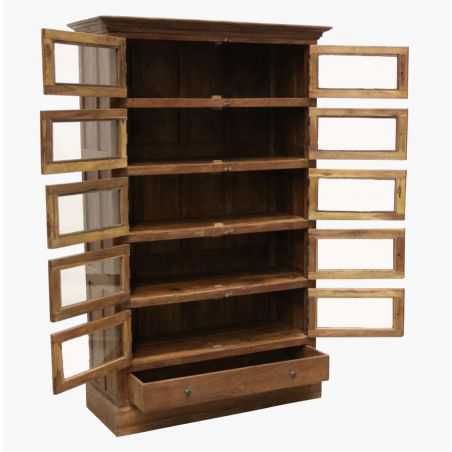 Apothecary 10-Door Locker Cabinet With Glass Doors Furniture Smithers of Stamford £1,680.00 Store UK, US, EU, AE,BE,CA,DK,FR,...