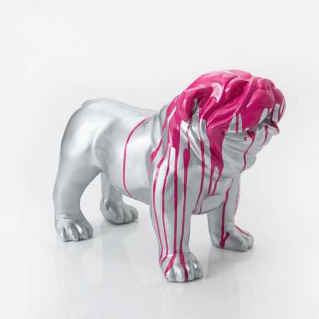 Silver & Pink British Bulldog Figure Retro Ornaments Smithers of Stamford £280.00 Store UK, US, EU, AE,BE,CA,DK,FR,DE,IE,IT,M...
