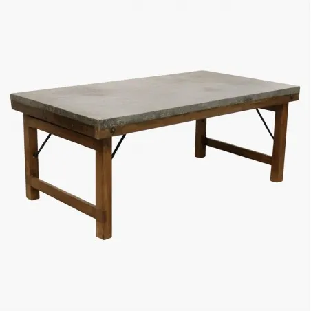 Zinc Top Coffee Table Smithers Side Tables & Coffee Tables £321.00 Hallway Reclaimed Wood Zinc product_features
