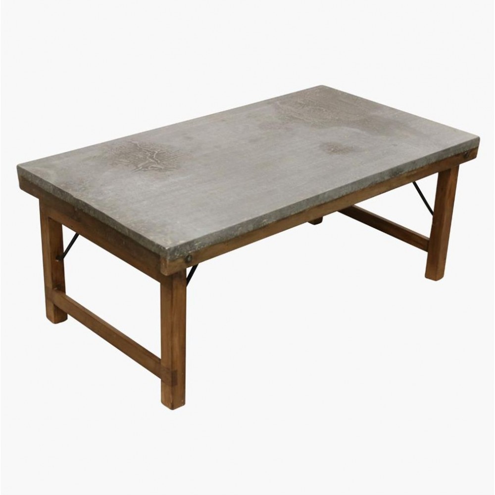 Zinc Top Coffee Table Side Tables & Coffee Tables £321.00