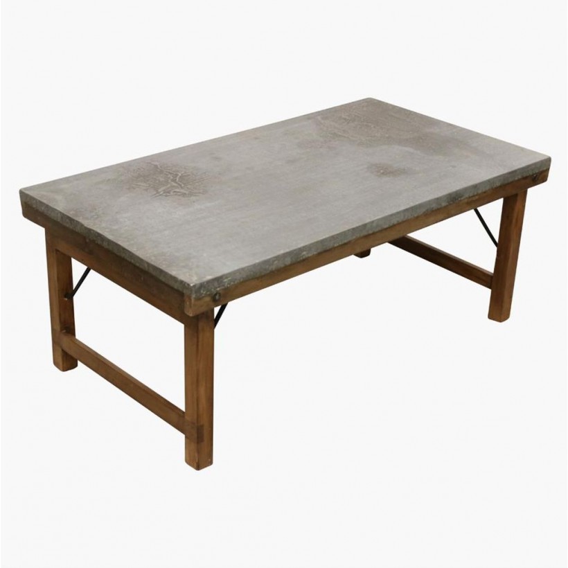Zinc Top Coffee Table • UK, US & Canada