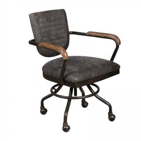 Mustang Aviation Leather Office Chair Industrial Furniture Smithers of Stamford £540.00 Store UK, US, EU, AE,BE,CA,DK,FR,DE,I...