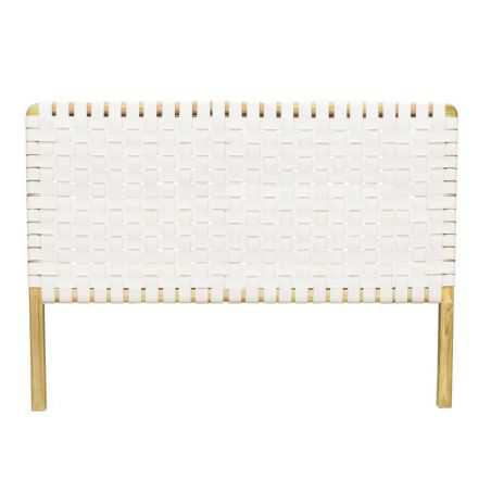 White Leather Headboard Smithers Archives  £440.00 Store UK, US, EU, AE,BE,CA,DK,FR,DE,IE,IT,MT,NL,NO,ES,SE