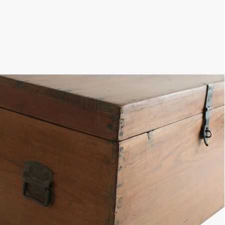 Teak Wood Storage Trunk Chest Reclaimed Wood Furniture Smithers of Stamford £ 450.00 Store UK, US, EU, AE,BE,CA,DK,FR,DE,IE,I...