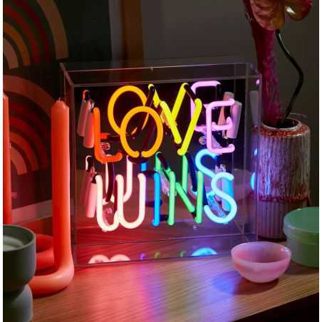 Love Wins Neon Sign Neon Signs Seletti £119.00 Store UK, US, EU, AE,BE,CA,DK,FR,DE,IE,IT,MT,NL,NO,ES,SE