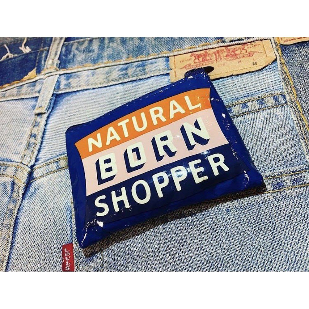 Natural Born Shopper Recycled Purse/Wallet Blue Q Gifts £10.00      product_features