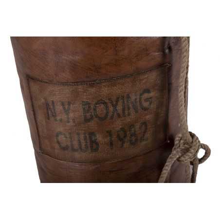 Brown Leather Punch Bag Retro Gifts Smithers of Stamford £195.00 Store UK, US, EU, AE,BE,CA,DK,FR,DE,IE,IT,MT,NL,NO,ES,SE