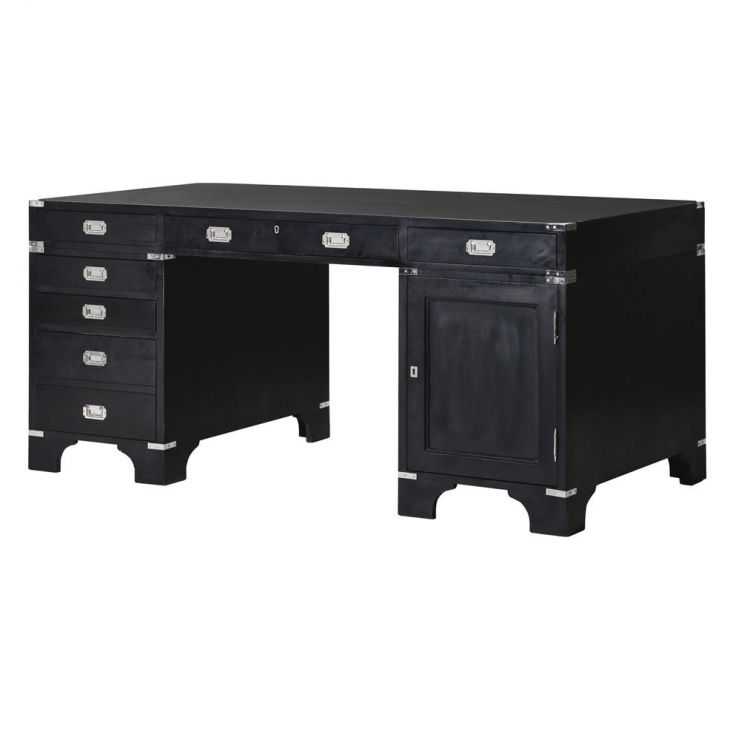 Black Office Desk Designer Furniture Smithers of Stamford £2,441.00 Store UK, US, EU, AE,BE,CA,DK,FR,DE,IE,IT,MT,NL,NO,ES,SE
