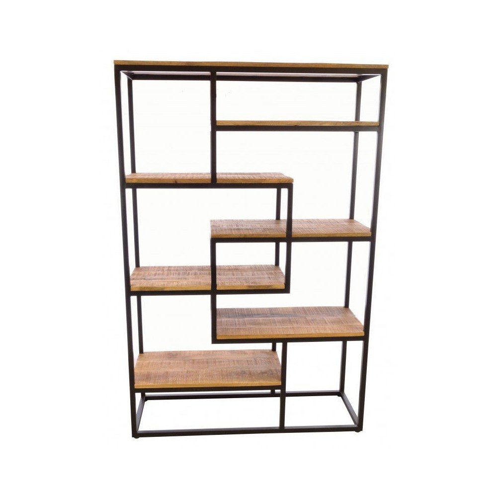 Industrial Bookcase Smithers Storage £980.00 All Rooms Mango Wood Steel product_features