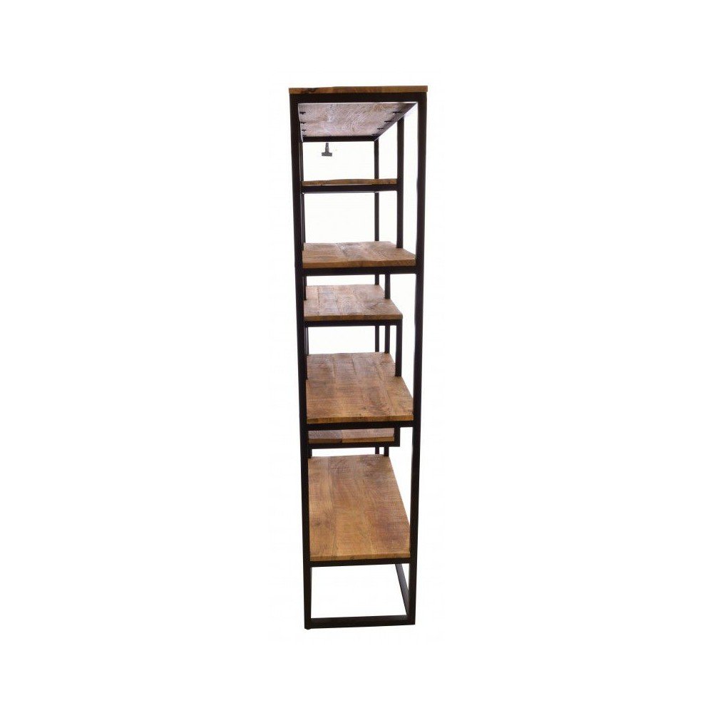 Industrial Bookcase Smithers Storage £980.00 All Rooms Mango Wood Steel product_features