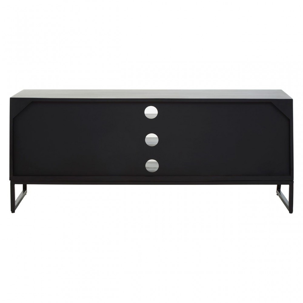 Monochrome Black & White Tv Unit Retro Furniture £1,210.00 Living Room Acacia Steel product_features