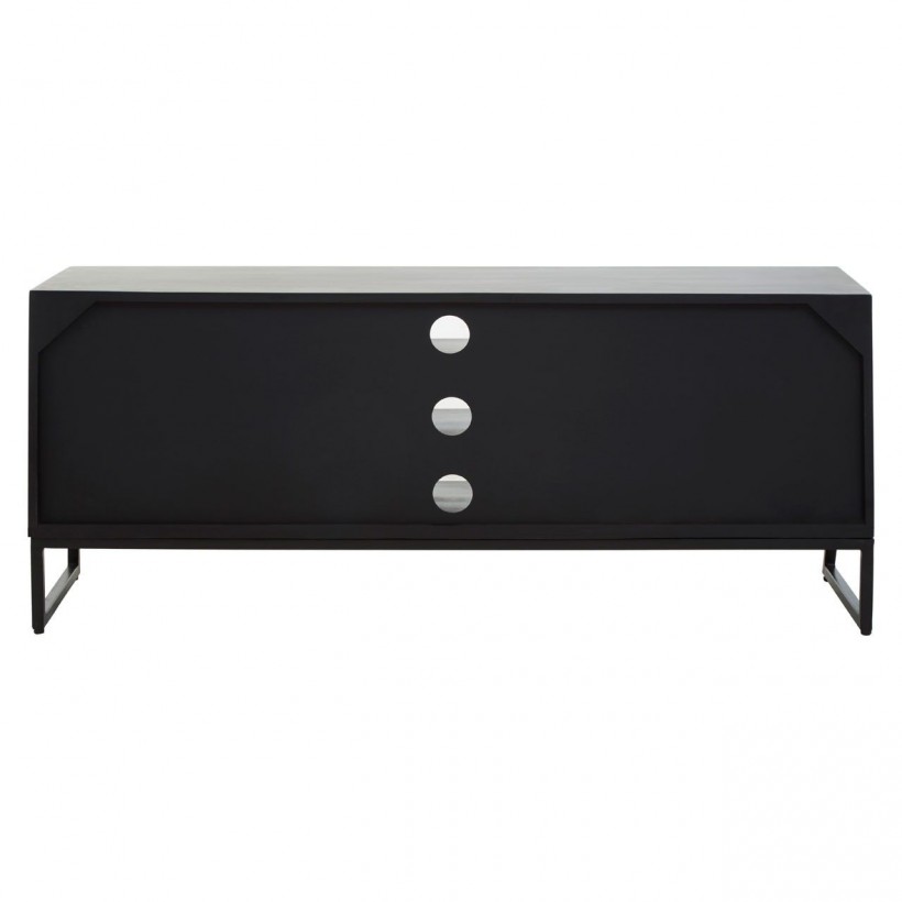 Monochrome Black & White Stripes Tv Made From Buffalo Bone