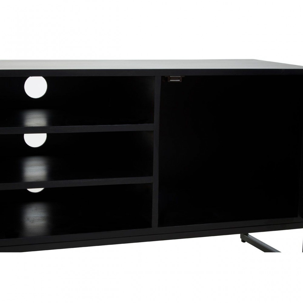 Monochrome Black & White Tv Unit Retro Furniture £1,210.00 Living Room Acacia Steel product_features