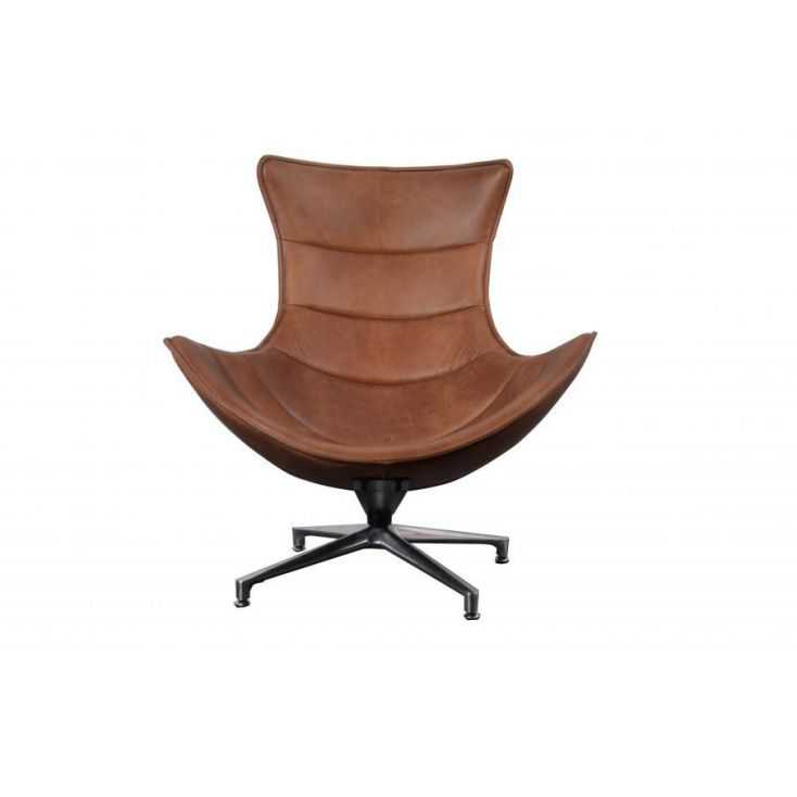 Tan Leather Accent Chair Luxury Retro, Tan Leather Accent Chair Uk