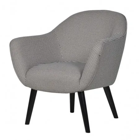 Monochrome Houndstooth Armchair Smithers Designer Furniture £682.00 Reception Room Birch product_features