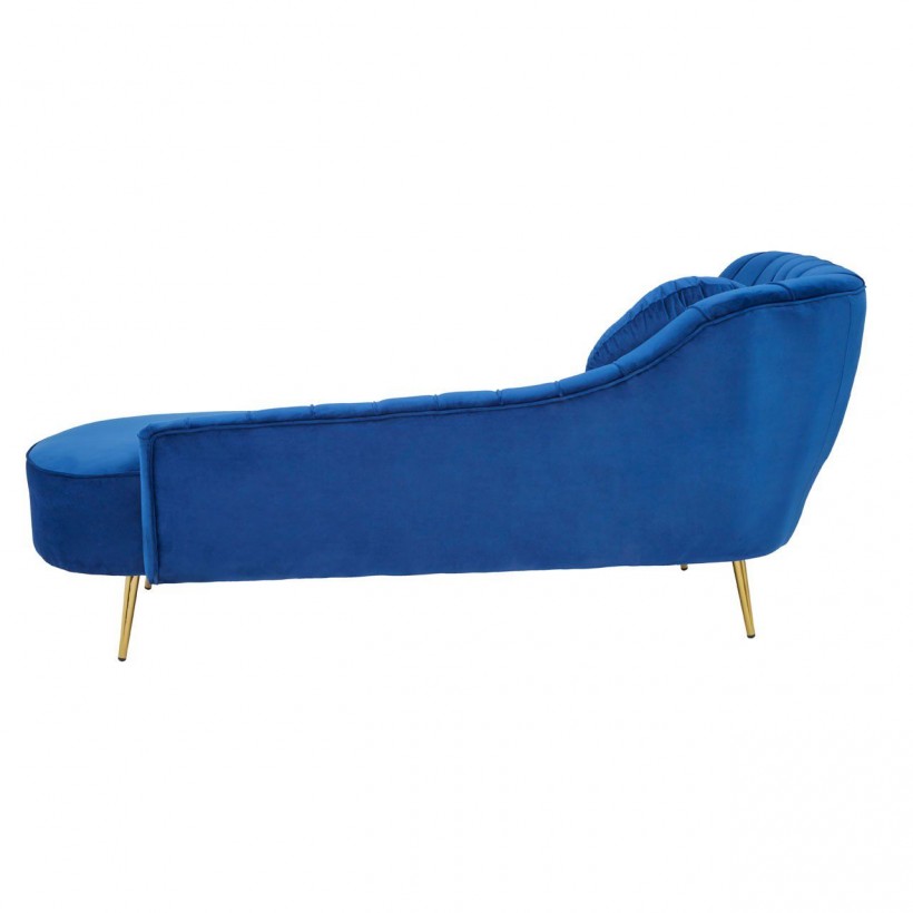 Blue Chaise Lounge Sofa Designer Luxury • UK, US & Canada