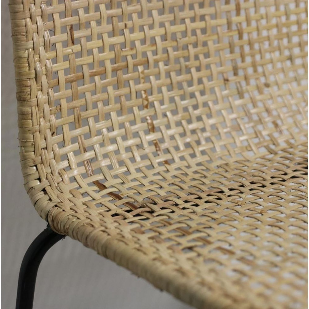 Outdoor Woven Dining Chair Smithers Retro Furniture £258.00 Conservatory Wicker Iron product_features