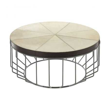 Birdcage Leather Coffee Table Designer Furniture Smithers of Stamford £875.00 Store UK, US, EU, AE,BE,CA,DK,FR,DE,IE,IT,MT,NL...