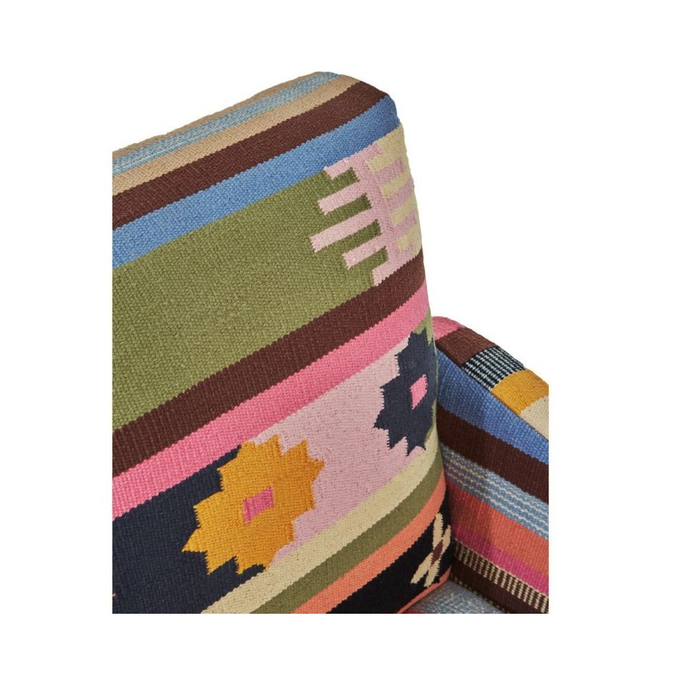 Aztec Pueblo Armchair Geometric Designer Furniture £926.00 Living Room Mango Wood product_features