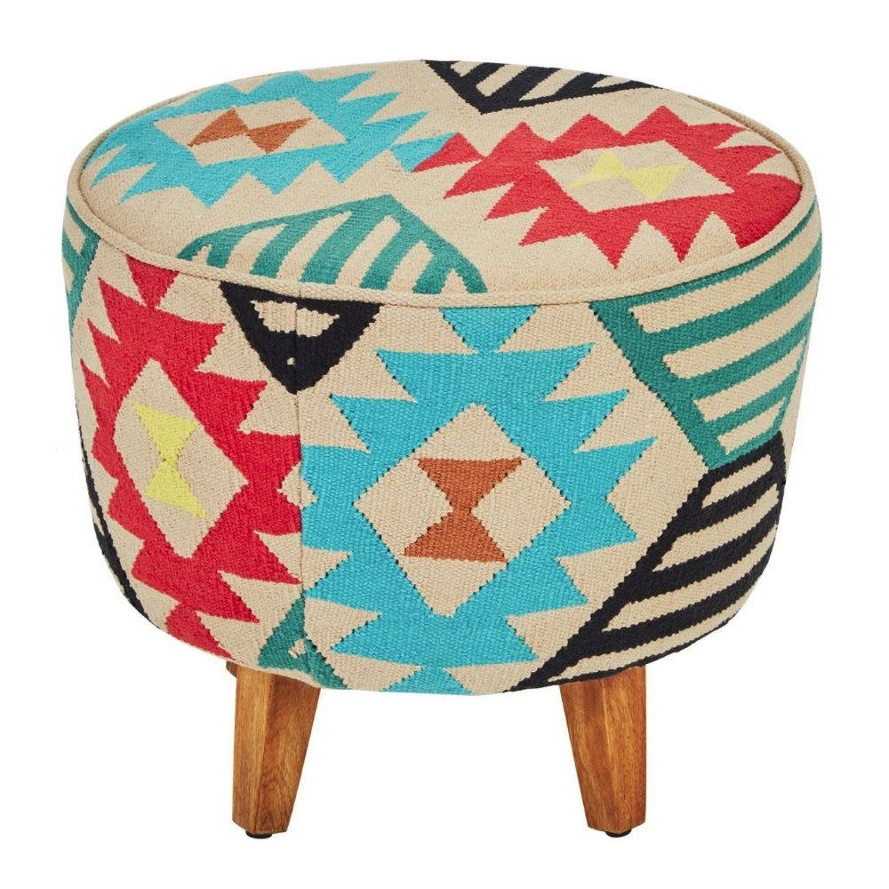 Nazca Footstool Designer Furniture £215.00 Living Room Mango Wood product_features