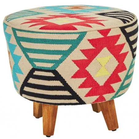 Nazca Footstool Designer Furniture £215.00 Living Room Mango Wood product_features