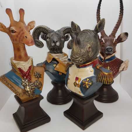 Military Animal Bust - Animal Quirky Ornaments | Smithers