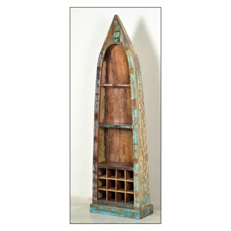 Boat Wine Bar Cabinet Smithers Reclaimed Wood Furniture £774.00 All Rooms Reclaimed Boat Wood product_features