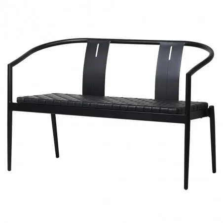 Woven Leather Look Bench Garden &pound;573.00 Aluminium product_features