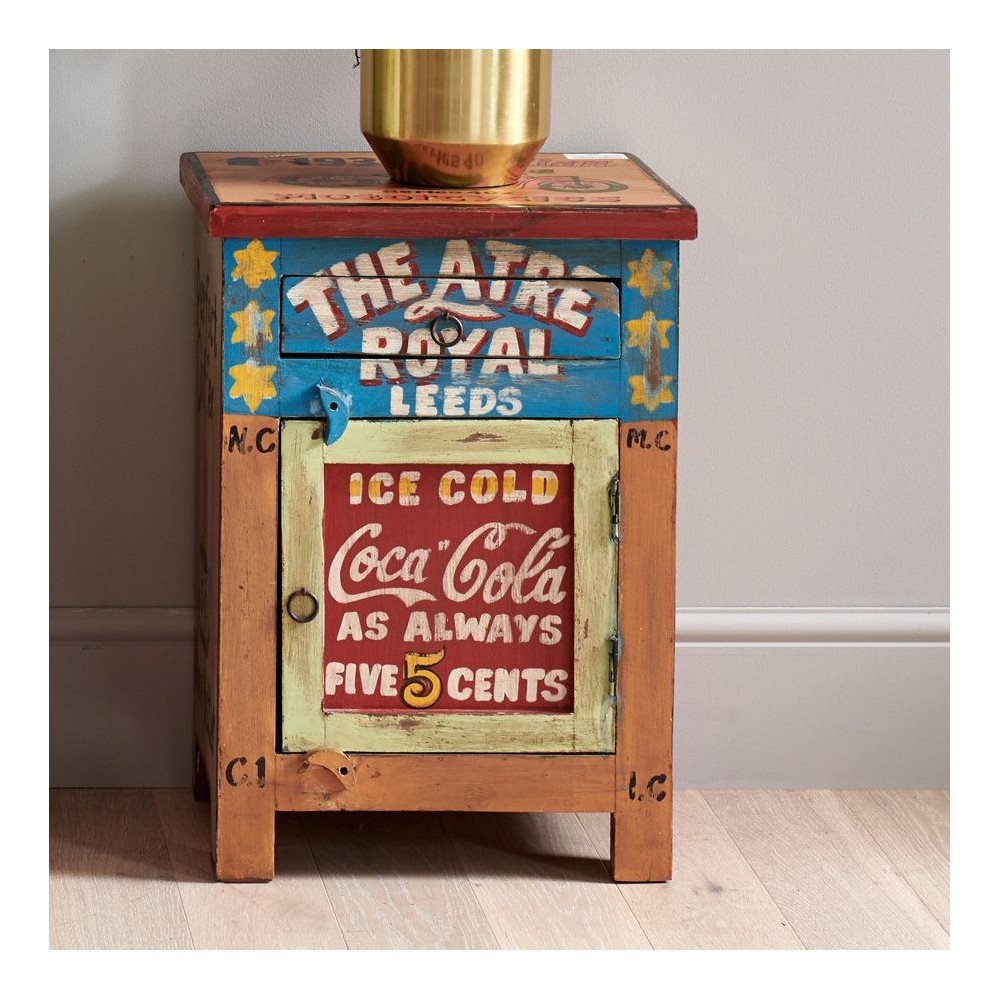 Coca Cola & Royal Theatre Cabinet Smithers Storage £273.00 All Rooms Mango Wood product_features