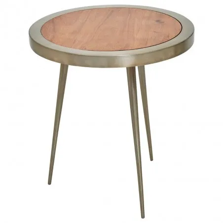 Telstar Side Table Side Tables & Coffee Tables £220.00 All Rooms Acacia Aluminium product_features