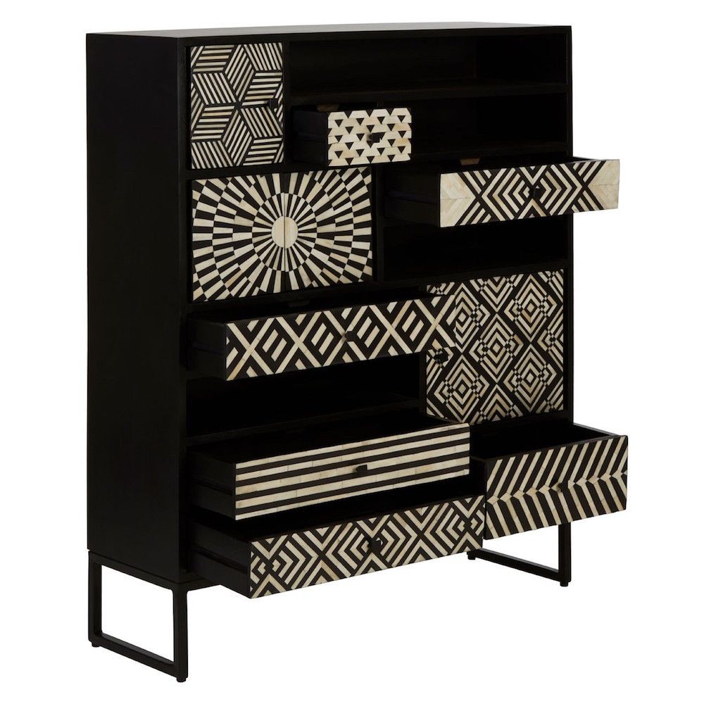 Monochrome Tall Cabinet Cabinets & Sideboards £1,572.00