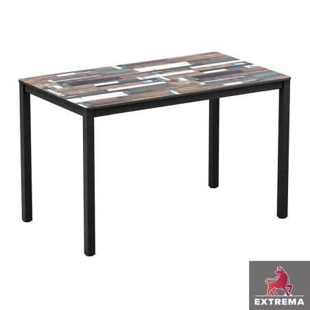 Driftwood Style Dining Table Garden Smithers of Stamford £334.00 Store UK, US, EU, AE,BE,CA,DK,FR,DE,IE,IT,MT,NL,NO,ES,SE