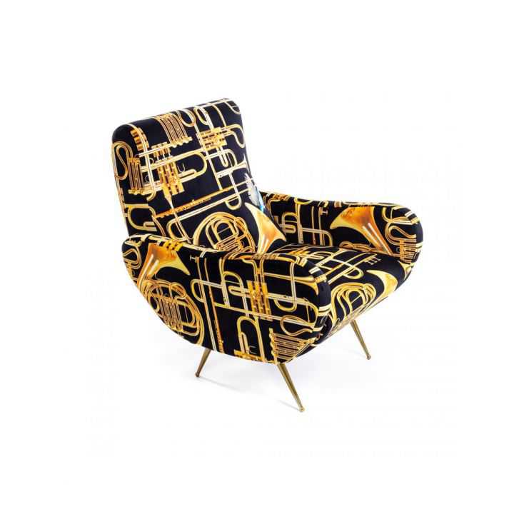 Seletti Trumpet Armchair Sofas and Armchairs Seletti £1,100.00 Store UK, US, EU, AE,BE,CA,DK,FR,DE,IE,IT,MT,NL,NO,ES,SE