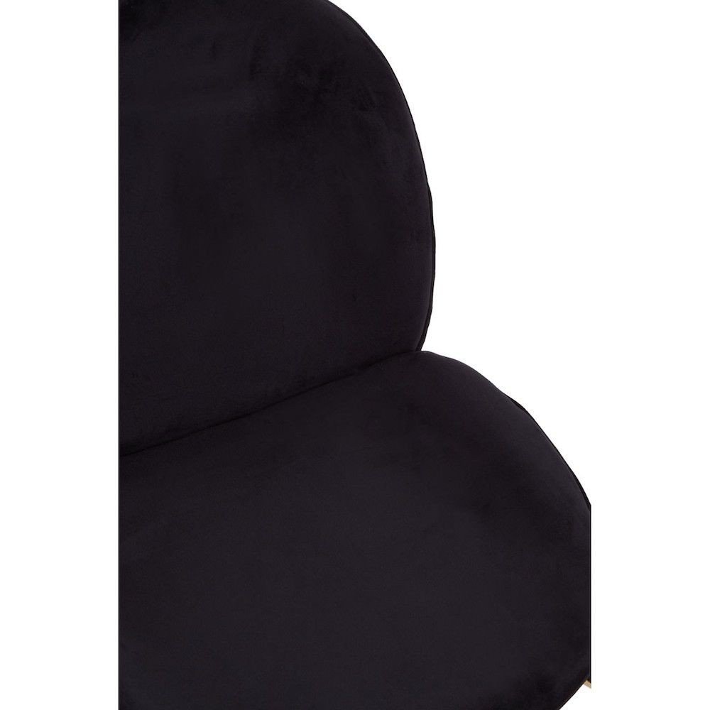 Tolethorpe Black Velvet Gold Dining Chair Designer Furniture £215.00 Dining Room Steel product_features