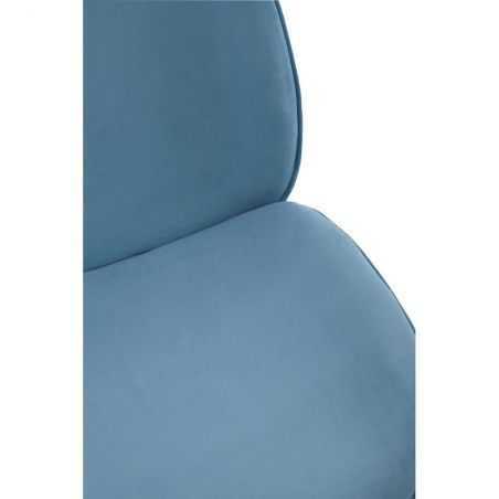 Tolethorpe Blue Velvet Gold Dining Chair Designer Furniture £235.00 Store UK, US, EU, AE,BE,CA,DK,FR,DE,IE,IT,MT,NL,NO,ES,SE