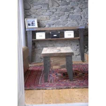 New York Loft Console Table Smithers Archives &pound;571.00 Hallway Reclaimed Boat Wood Recycled Steel product_features