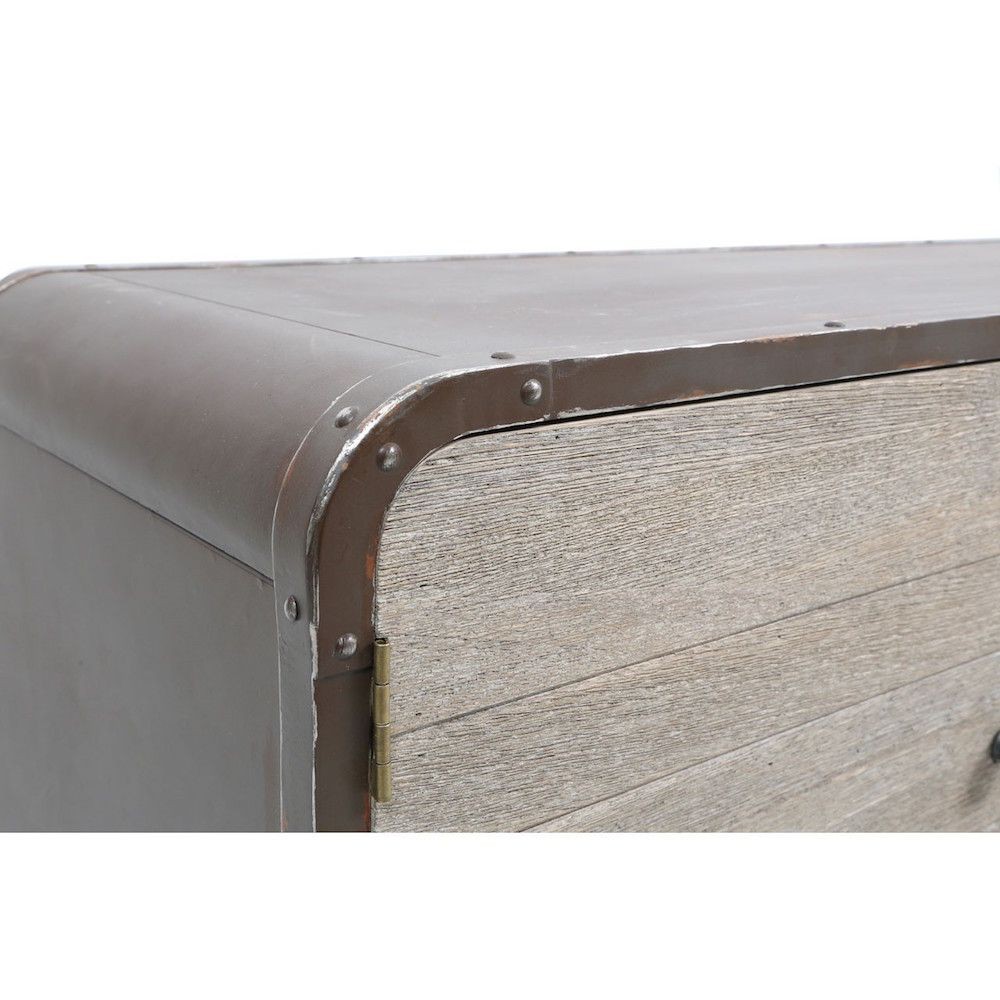 Industrial Loft TV Stand TV Units £413.00 Living Room Paulownia Steel product_features