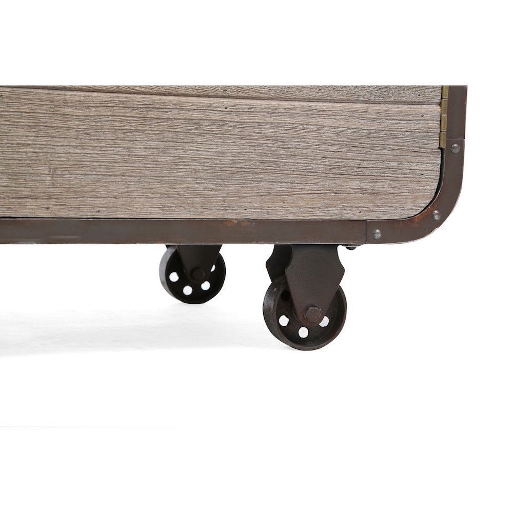 Industrial Loft TV Stand TV Units £413.00 Living Room Paulownia Steel product_features