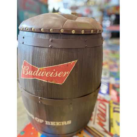 Budweiser Barrel Stool Man Cave Furniture & Decor  £200.00 Store UK, US, EU, AE,BE,CA,DK,FR,DE,IE,IT,MT,NL,NO,ES,SE