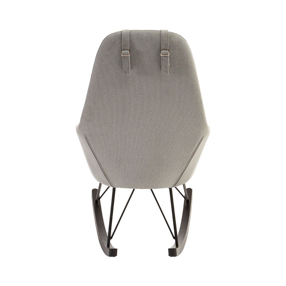 Kolding Blue or Yellow Velvet Rocking Chair Designer Furniture £600.00 Living Room Oak Veneer Steel product_features